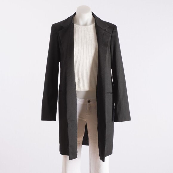 Susan Lazar Black Longline Blazer Coat US 2 - Picture 2 of 7
